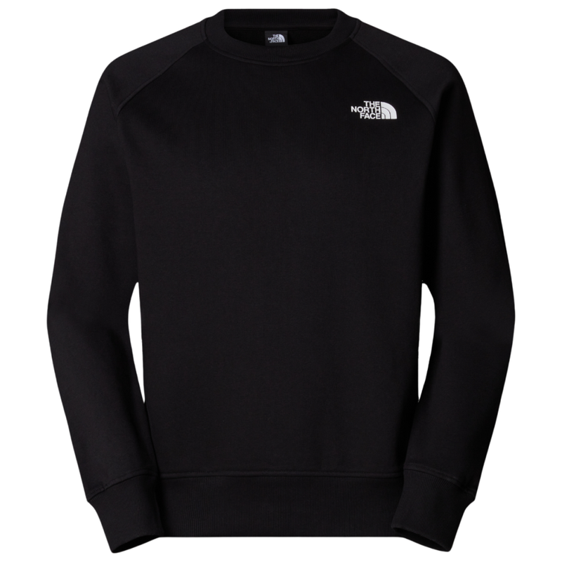 The North Face - M Raglan Redbox Crew - TNF Black - T-Shirt Langarm