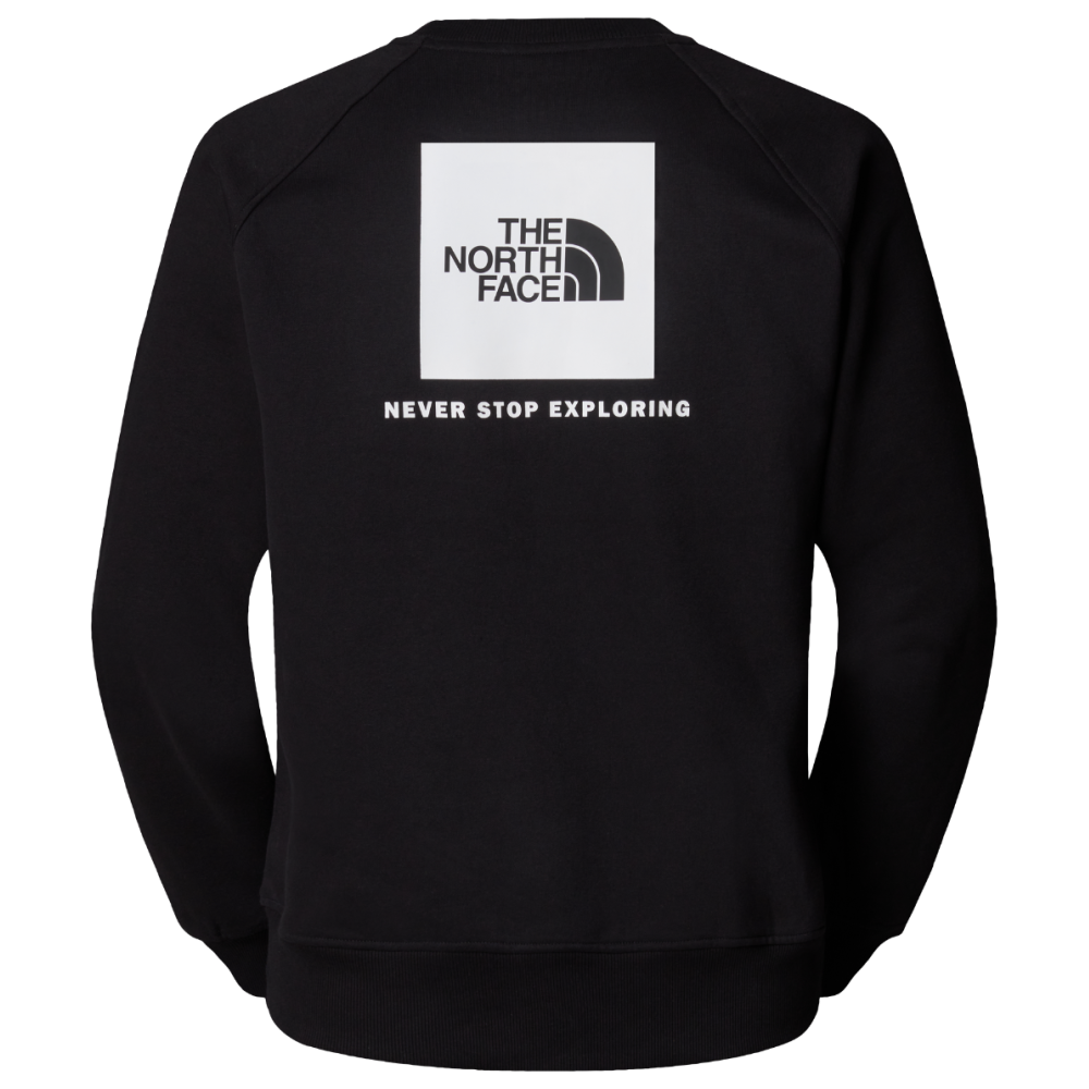 The North Face - M Raglan Redbox Crew - TNF Black - T-Shirt Langarm