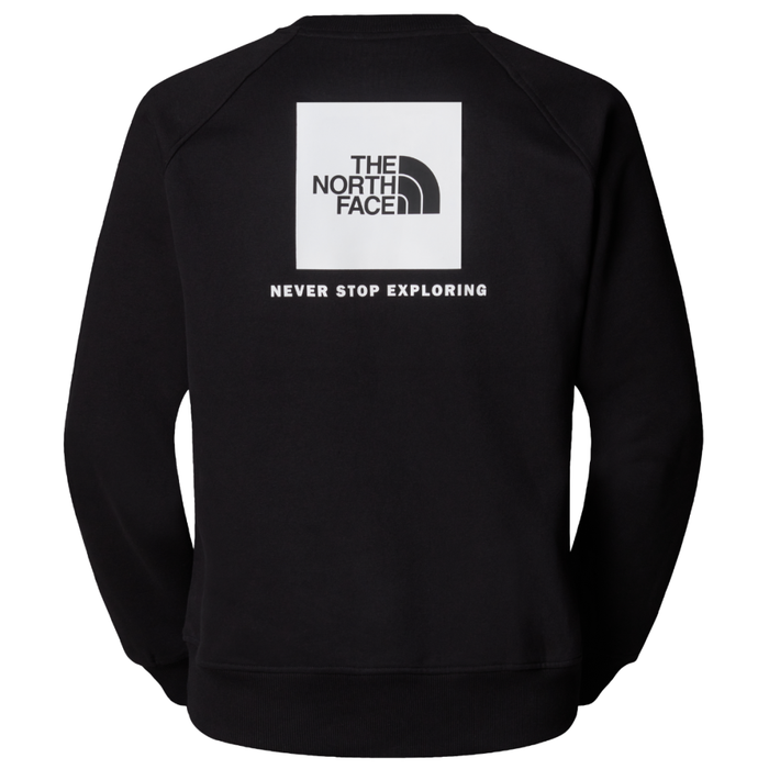 The North Face - M Raglan Redbox Crew - TNF Black - T-Shirt Langarm