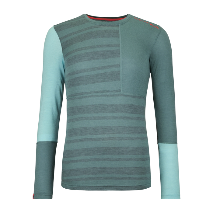 Ortovox - 185 Rocknwool Long Sleeve W - Arctic Grey - Base Layer Wolle