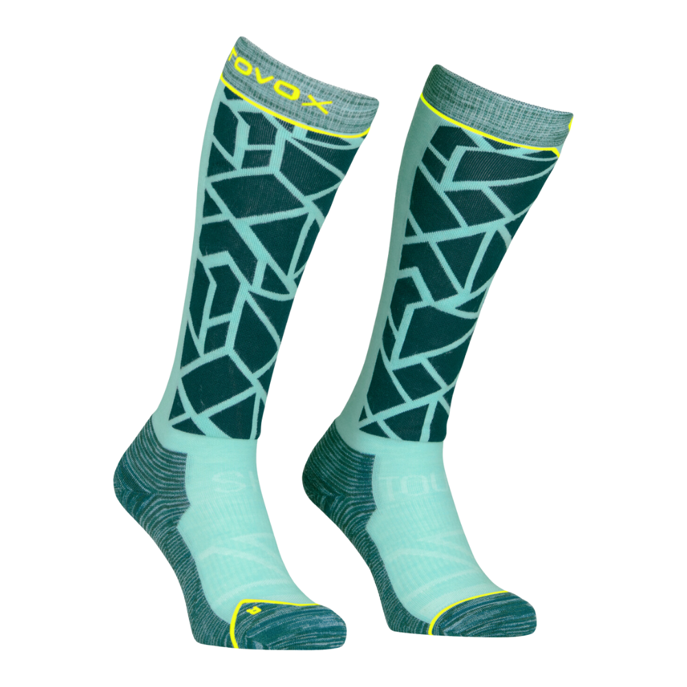 Ortovox - Ski Tour Comp Long Socks W - Dark Pacific - Snowboard-Socken