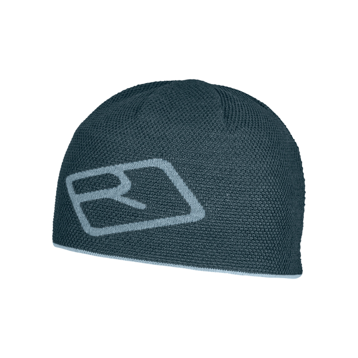 Ortovox - Merino Logo Knit Beanie - Dark Arctic Grey - Beanie