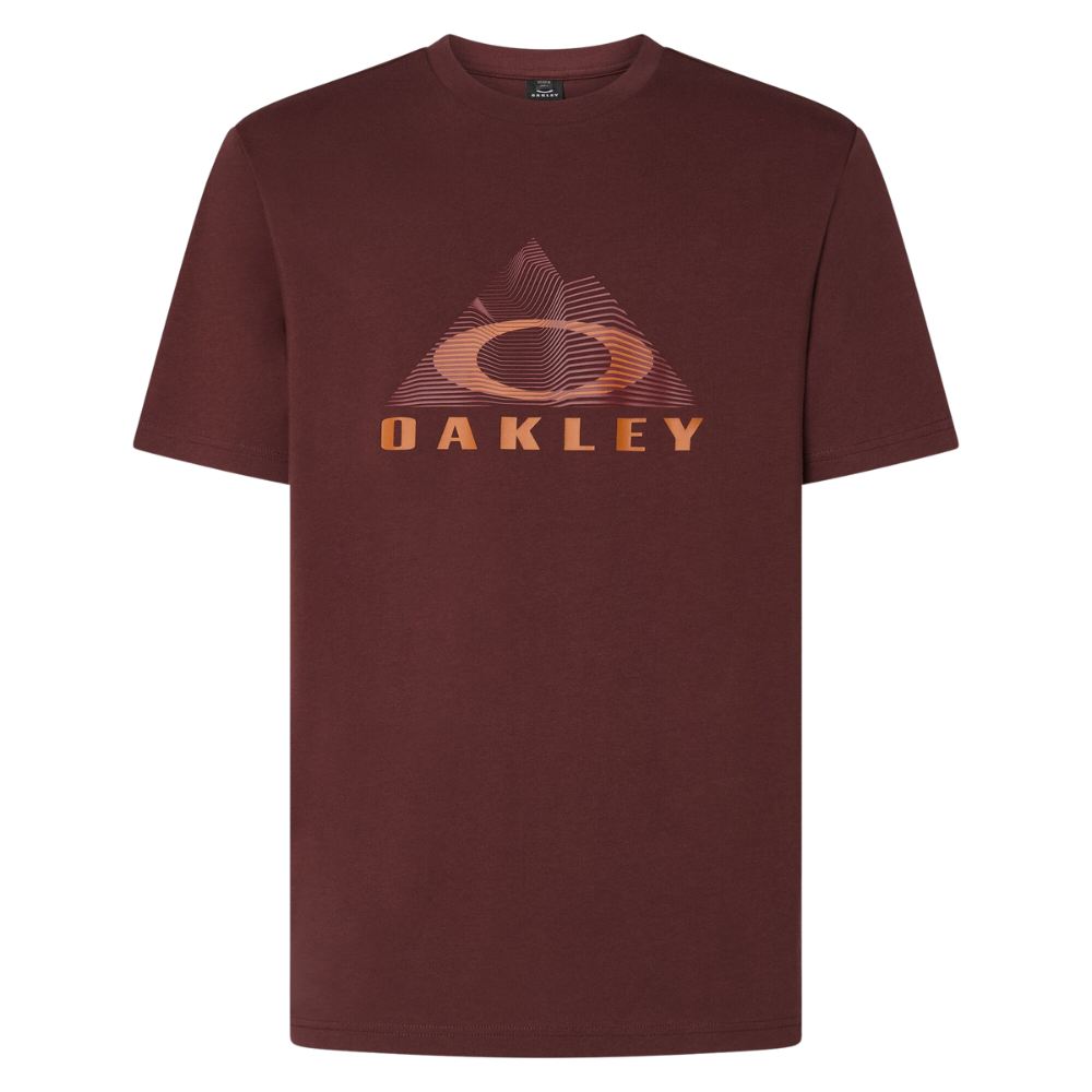 Oakley - Lined Mountain Bark Tee - Grenache - T-Shirt