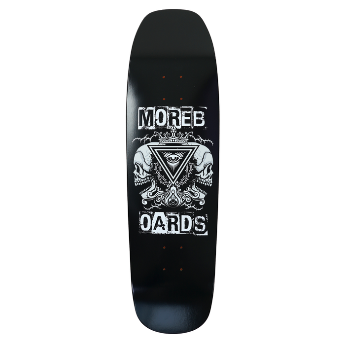 Moreboards - MB Mirroorhead 8.75 - Black White - Skateboard-Deck