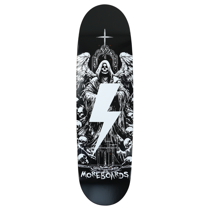 Moreboards - MB Gaatherer 9.125 - Black White - Skateboard-Deck