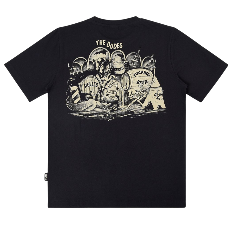 The Dudes - Helles In Hell Classic T-Shirt - Black - T-Shirt