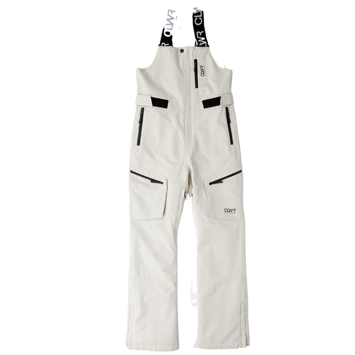 CLWR - W Slash BIB Pants - Off-White  - Snowboard-Latzhose