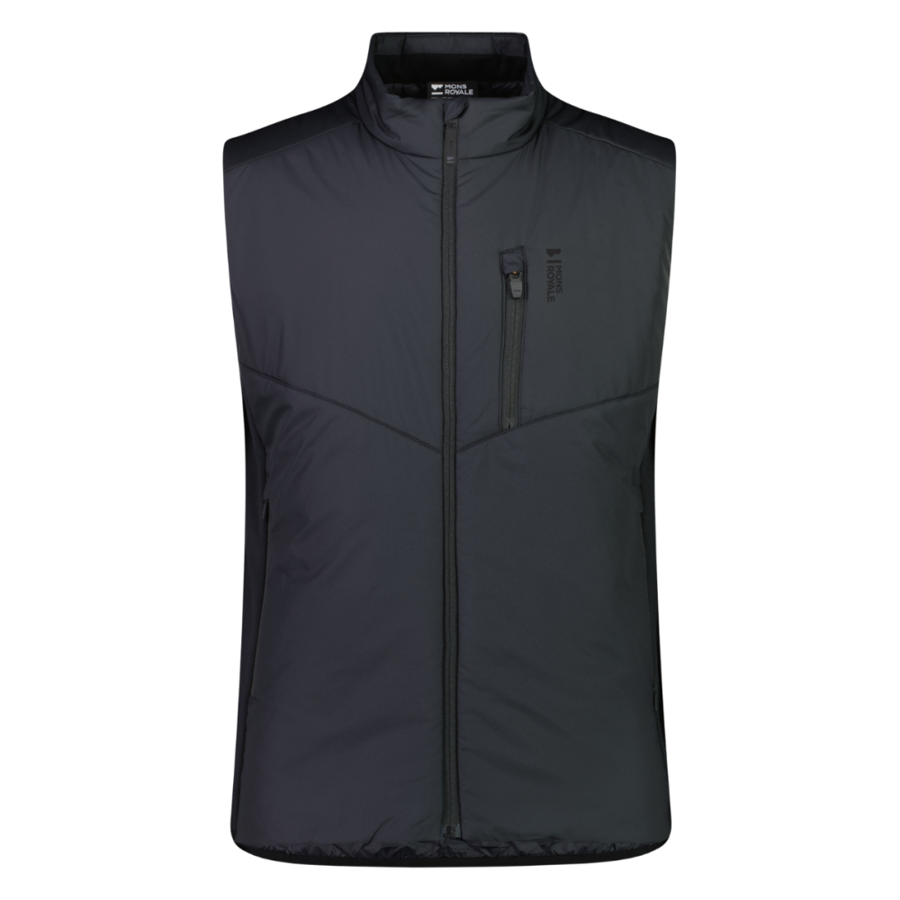 Mons Royale - Arete Merino Insulation Vest - Black - Isolation-Merinowolle