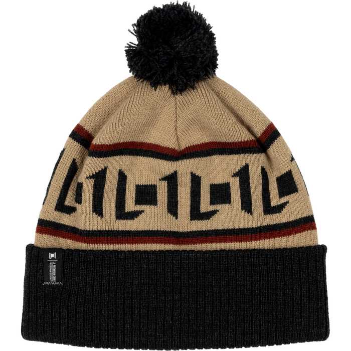 L1 - Repeater Beanie - Rock/Blk/Paprika - Bommelmütze