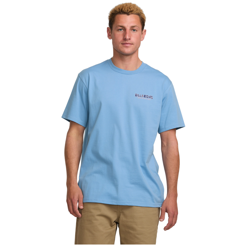 Billabong - Twin Peaks Regular SS - Sky Blue - T-Shirt