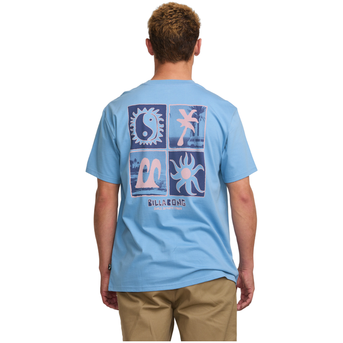 Billabong - Twin Peaks Regular SS - Sky Blue - T-Shirt