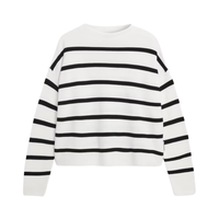 Armed Angels - Merinaa Stripes - Light Oatmilk-Black - Pullover