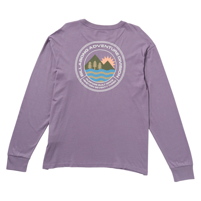 Billabong - Rockies Adiv LS - Lavender - T-Shirt Langarm