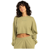 Billabong - Cropped Fleece - Avocado - Crew Sweater