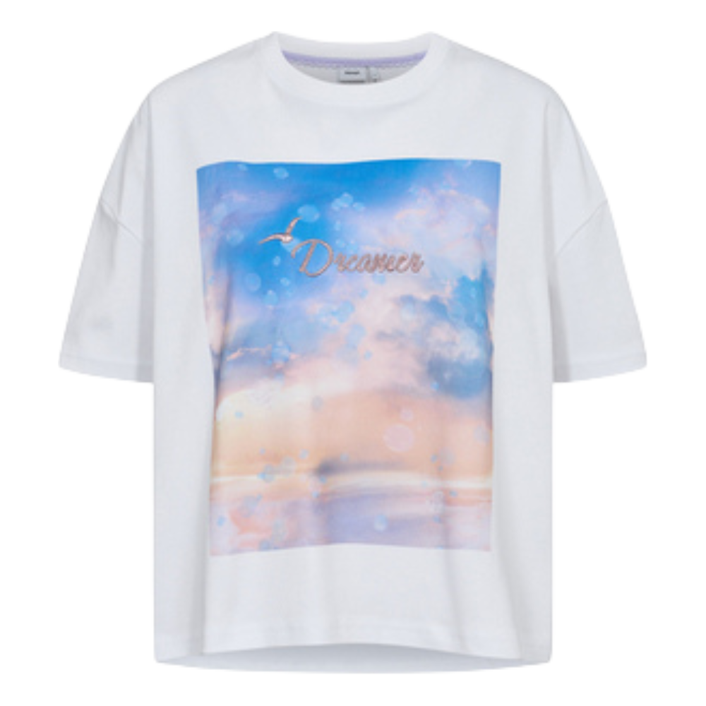 Nümph - Nucloudya T-Shirt - Bright White - T-Shirt