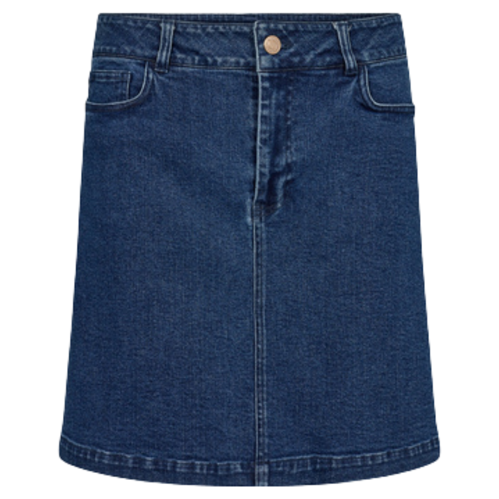 Nümph - Nululu Denim Skirt - Medium Blue Denim - Rock Kurz