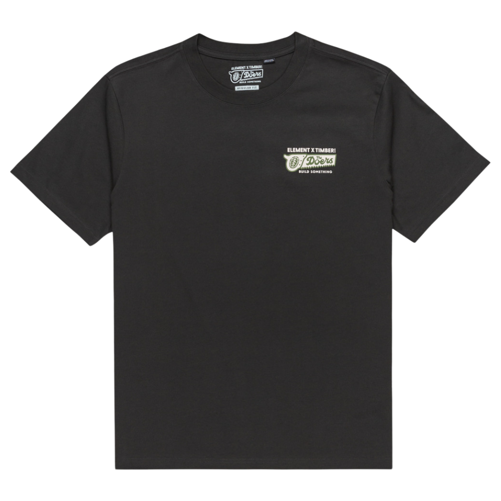 Element - Timber Icon SS - Off Black - T-Shirt