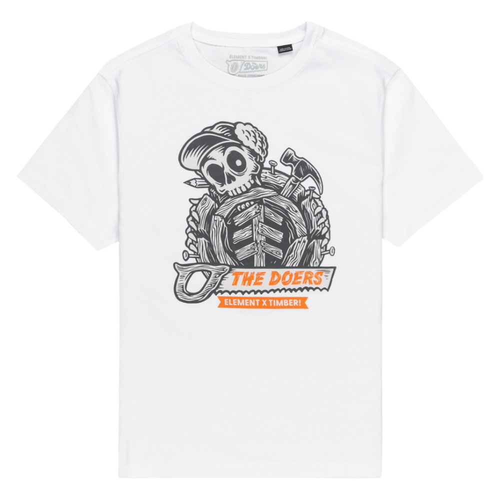 Element - Timber Icon SS Y - Optic White - T-Shirt