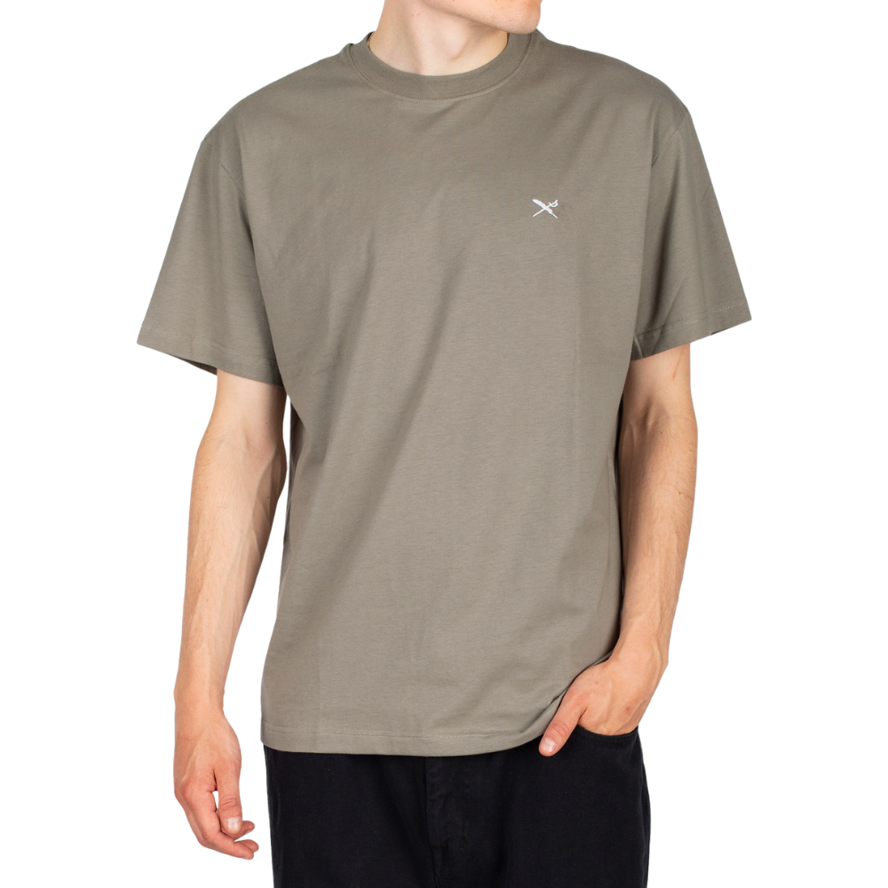 Iriedaily - Mini Flag Relaxed Tee - Smokey Olive - T-Shirt