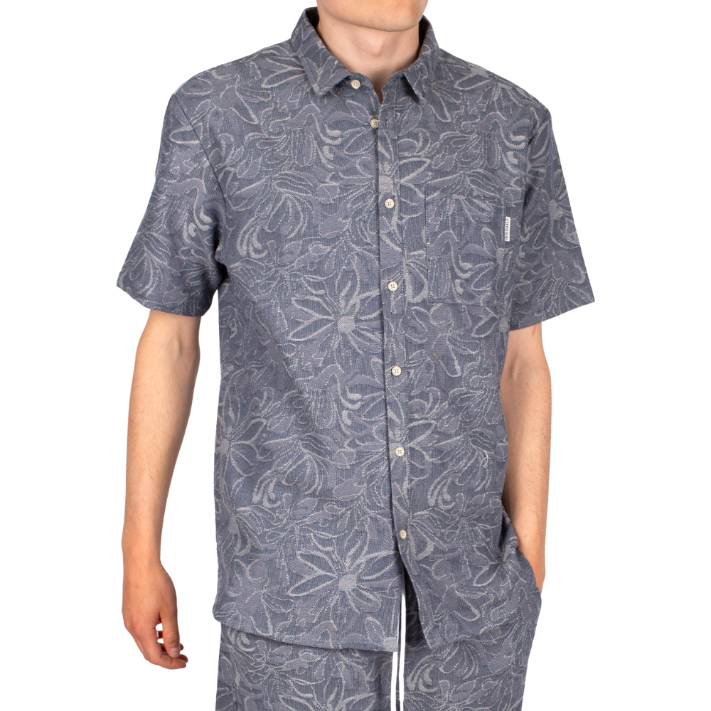 Iriedaily - Santo SSL Shirt - Steelgrey - Kurzarmhemd