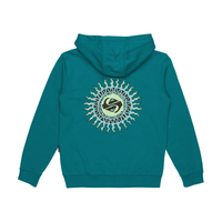 Quiksilver - Graphic Zip Hoodie Youth - Teal Green - Zip Hoodie