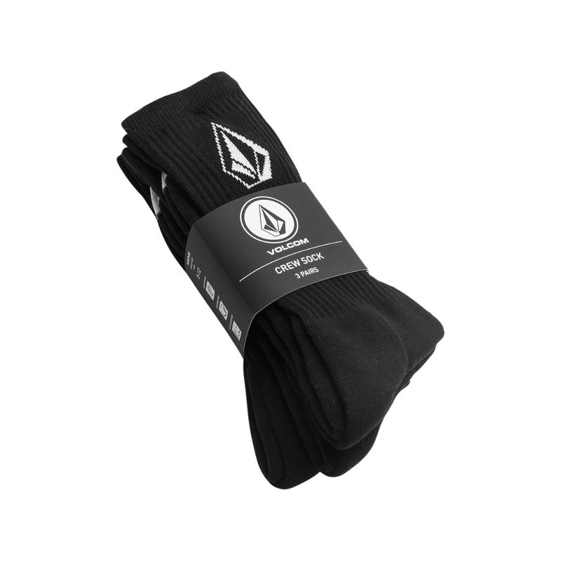 Volcom - Full Stone Sock 3Pk - Black - Socken