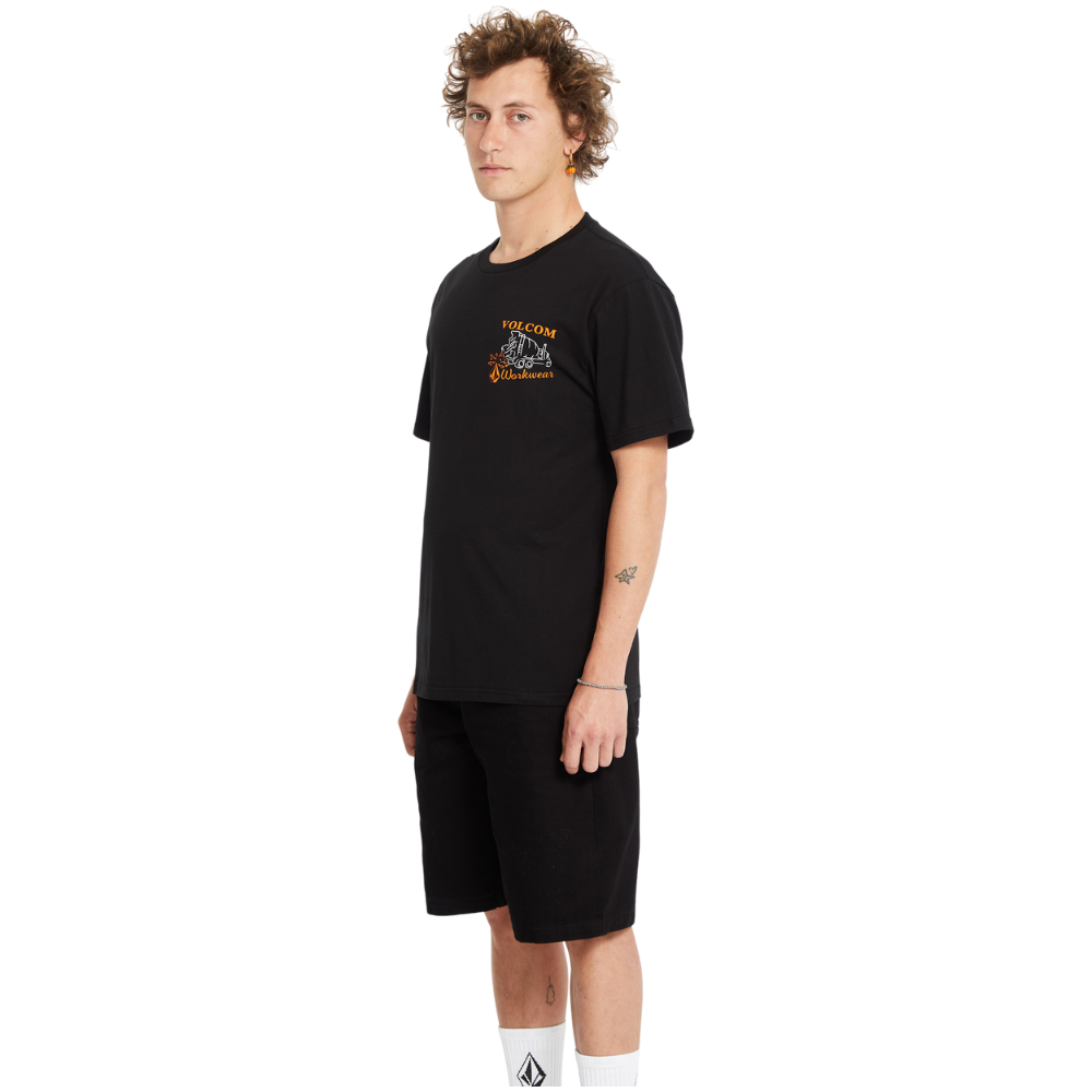 Volcom - Pour Choices BSC SST - Black - T-Shirt