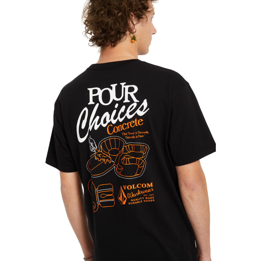 Volcom - Pour Choices BSC SST - Black - T-Shirt