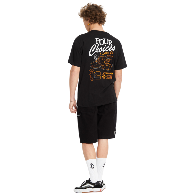 Volcom - Pour Choices BSC SST - Black - T-Shirt