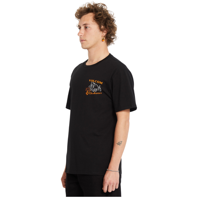 Volcom - Pour Choices BSC SST - Black - T-Shirt