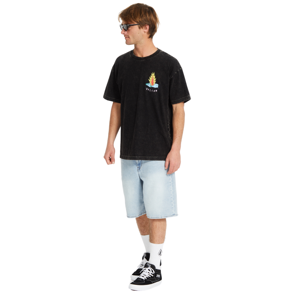 Volcom - FA Bob Mollema 1 LSE SST - Light Acid Black - T-Shirt