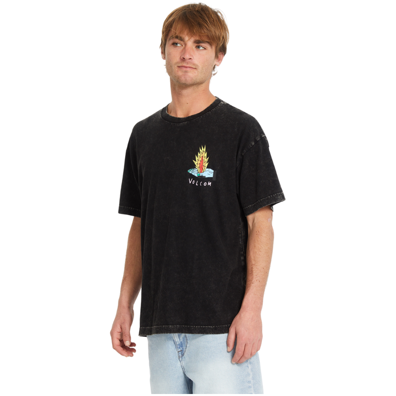 Volcom - FA Bob Mollema 1 LSE SST - Light Acid Black - T-Shirt