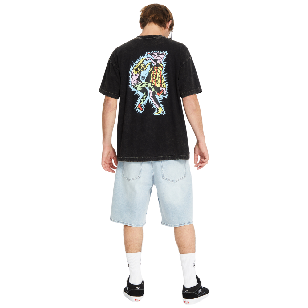 Volcom - FA Bob Mollema 1 LSE SST - Light Acid Black - T-Shirt