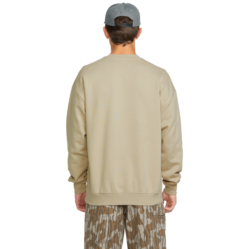 Volcom - Operators Crew - Light Khaki - Crew Sweater