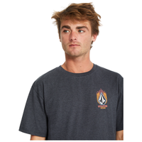 Volcom - Draggin Stone HTH SST - Heather Black - T-Shirt