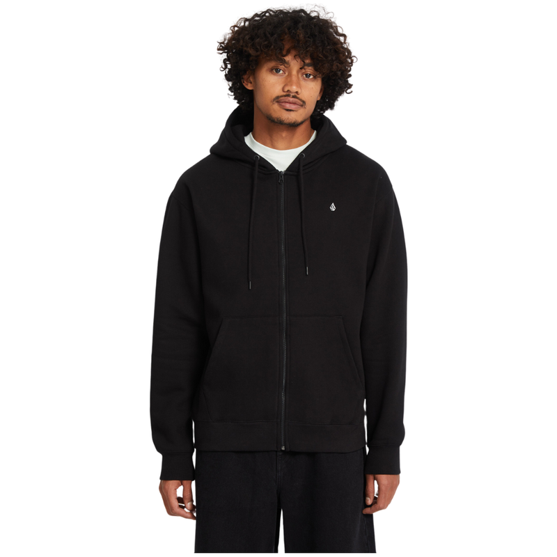 Volcom - Single Stone Zip - Black - Zip Hoodie