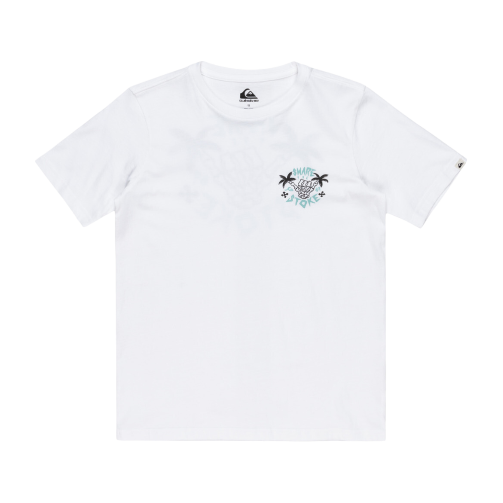 Quiksilver - Ev Share The Stoke SS Yth - White - T-Shirt