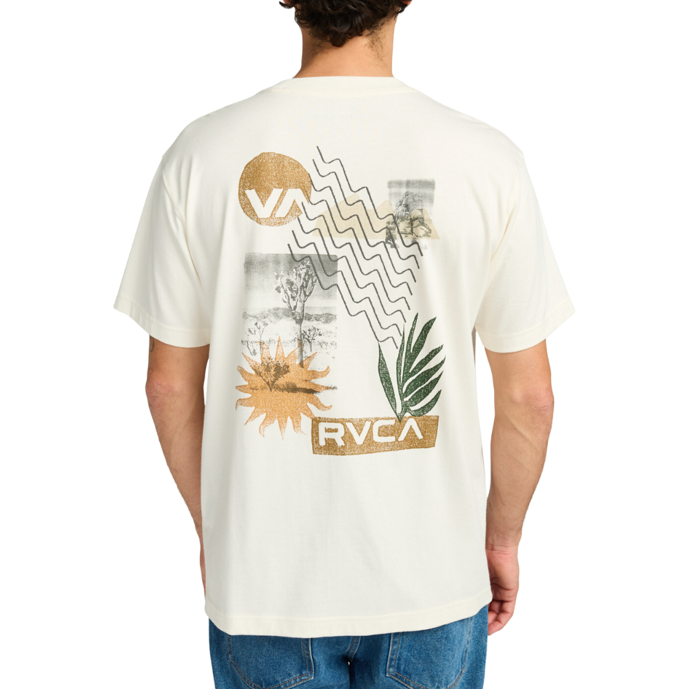 RVCA - Desertscape SS Tee - Antique White - T-Shirt