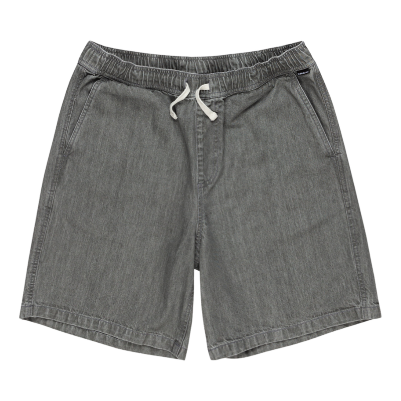 Quiksilver - Taxer Denim Short - Medium Grey Wash - Jean Short