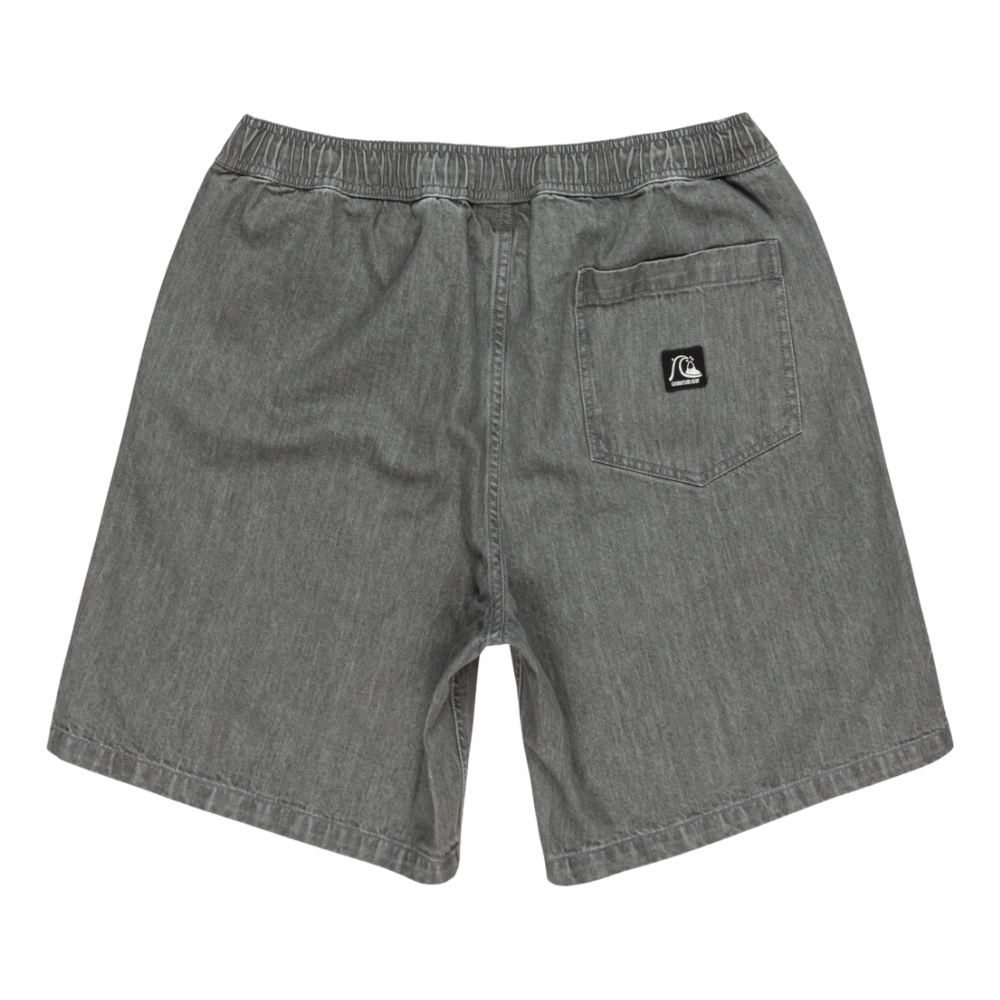 Quiksilver - Taxer Denim Short - Medium Grey Wash - Jean Short