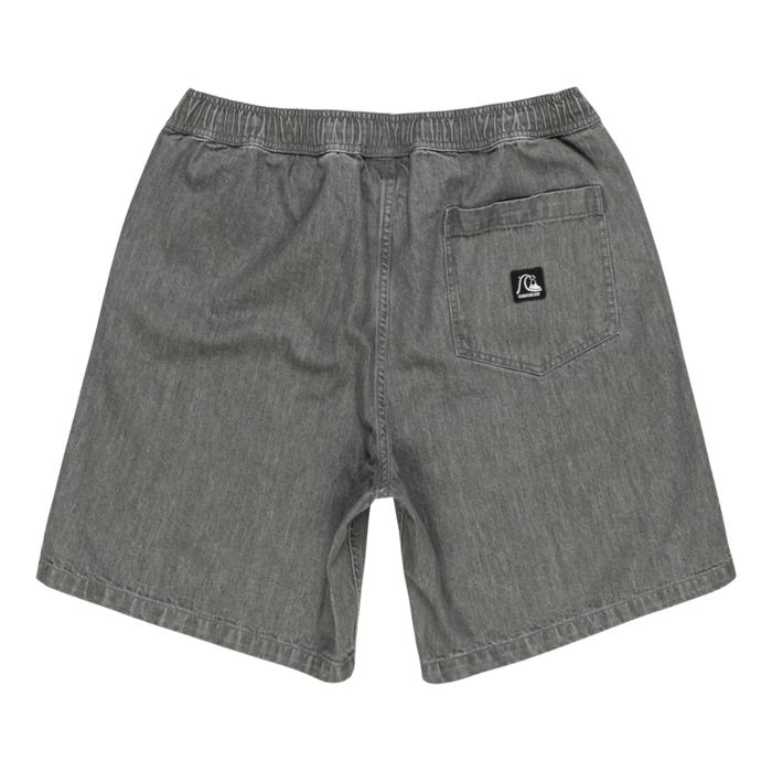 Quiksilver - Taxer Denim Short - Medium Grey Wash - Jean Short