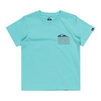 Quiksilver - Qs World Force SS Boy - Aqua Sky - T-Shirt