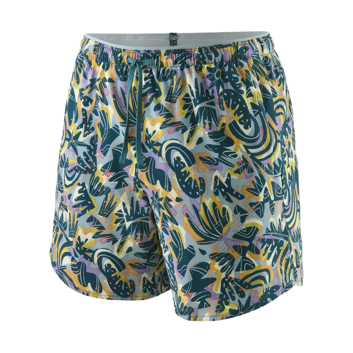 Patagonia - Ws Multi Trails Shorts - 5 1/2 in. - Wild Botanist: Thermal Blue - Short