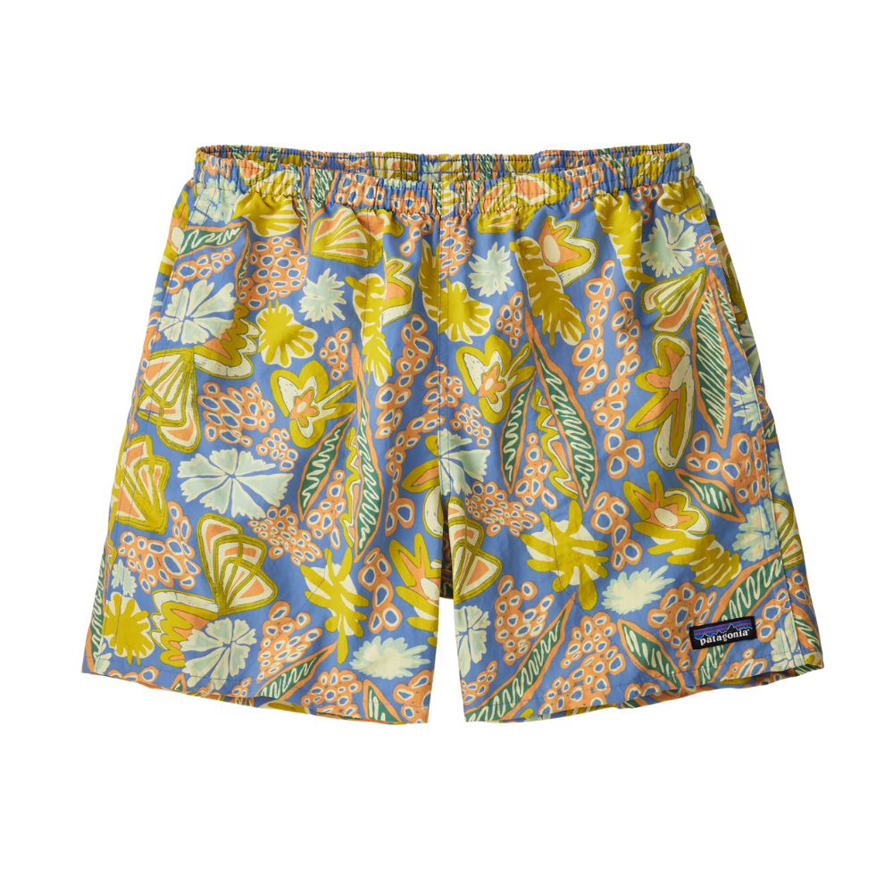 Patagonia - Ms Baggies Shorts - 5 in. - Flourish: Abundant Blue - Short