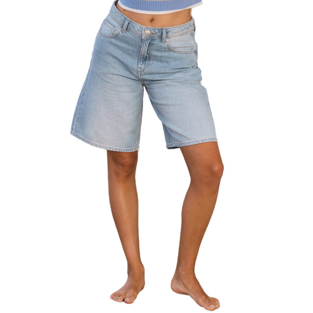 Roxy - Authentic Story Regular - Light Blue - Baggy Short