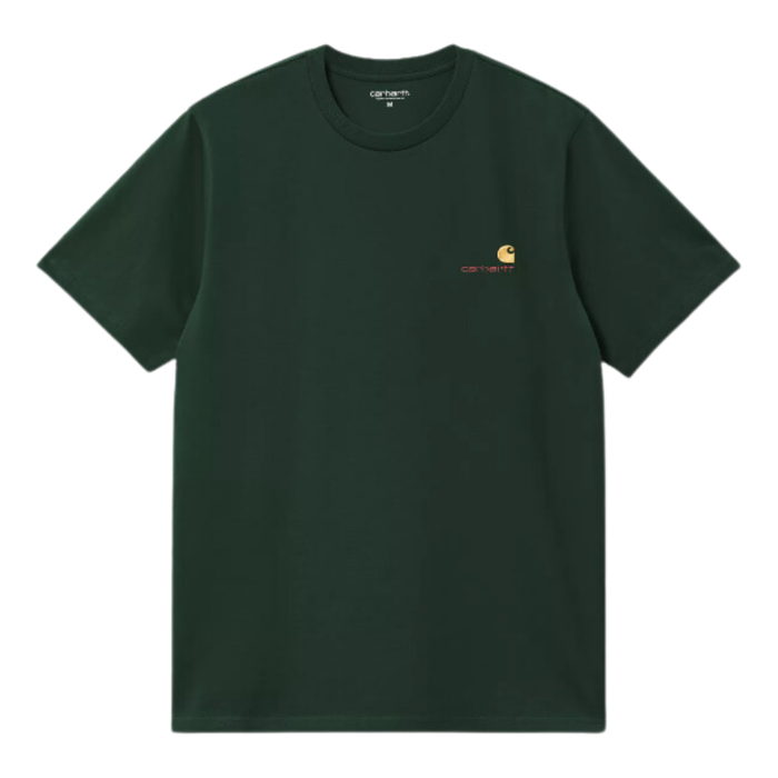 Carhartt WIP - S/S American Script T-Shirt - Conifer - T-Shirt