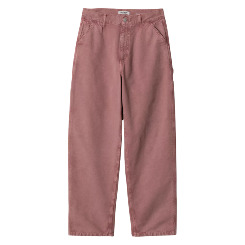 Carhartt WIP - W Brandon Single Knee Pant - Dusky Pink stone canvas - Baggy Fit Pant