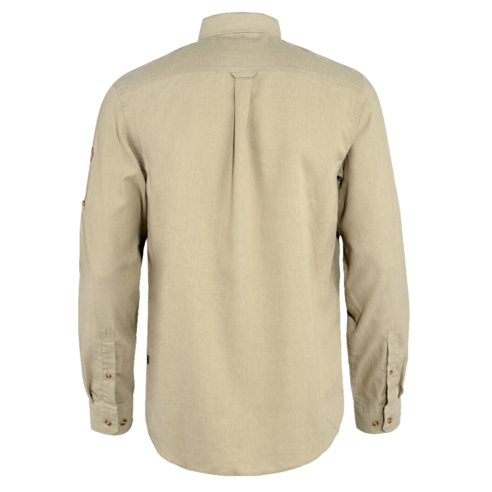 FjällRäven - Övik Travel Shirt LS M - Sand Stone - Langarmhemd