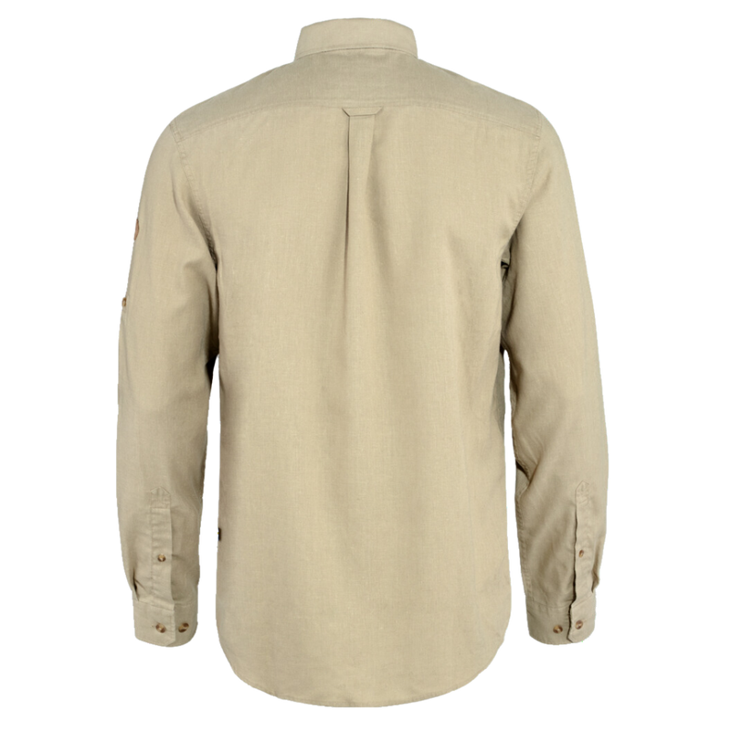 FjällRäven - Övik Travel Shirt LS M - Sand Stone - Langarmhemd