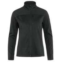 FjällRäven - Abisko Lite Fleece Jacket W - Black - Outdoor-Jacke